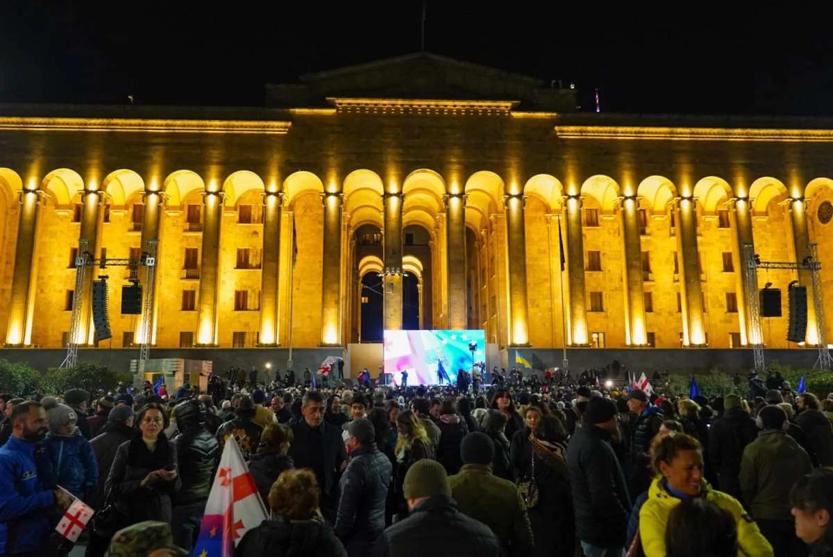 Georgia’s pro-EU Opposition Continues Protests in Tbilisi