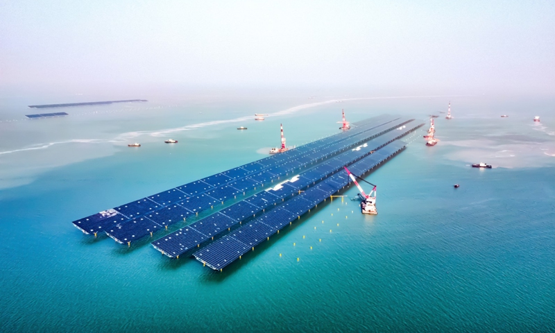 China Starts Grid Connection for World's Largest Offshore Solar Farm