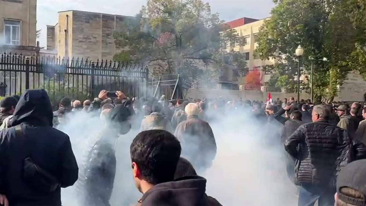 Protesters Storm Abkhazian Parliament Over Controversial Russian Investment Deal