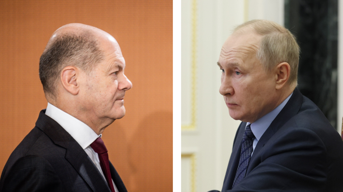 Germany’s Scholz, Russia’s Putin Hold Phone Talks for First Time in Nearly Two Years