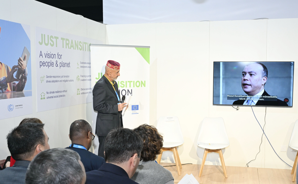 COP29 in Baku Hosts Event on Just Transition to Green Economy