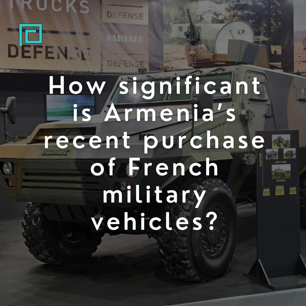 How significant is Armenia’s recent purchase of French military vehicles?